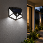 Aplique Foco Solar 100 LEDS Con Sensor De Movimiento Fotocélula Exterior IP65 - Imagen 5