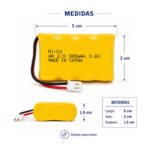 Pila Ni-cd 3 2/3 Aa 3,6v 300mah Teléfono Inalámbrico DLG - Imagen 3