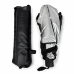 Parasol Tipo Paraguas Para Parabrisas Auto Camioneta Bloqueo Rayos UV 130 x 75 Cm - Imagen 4