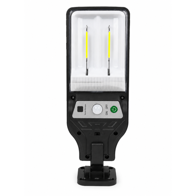 Foco Reflector Solar LED De Pared Con Sensor De Movimiento Y Control Remoto IP65