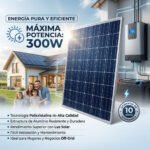 Panel Solar Axitec 310w Monocristalino 12v/24v Fotovoltaico Azul 1000v 45.52v - Imagen 6