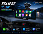 Radio CarPlay Pantalla Auto Camioneta 10" Eclipse 12 / 24V - Imagen 9