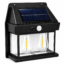 Aplique Doble Solar LED Exterior Con Sensor De Movimiento Luz Cálida IP65