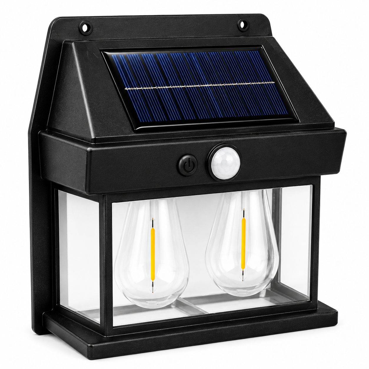 file_000000002878720ea51a69cfc7e56351 Aplique Doble Solar LED Exterior Con Sensor De Movimiento Luz Cálida IP65 - Imagen 1