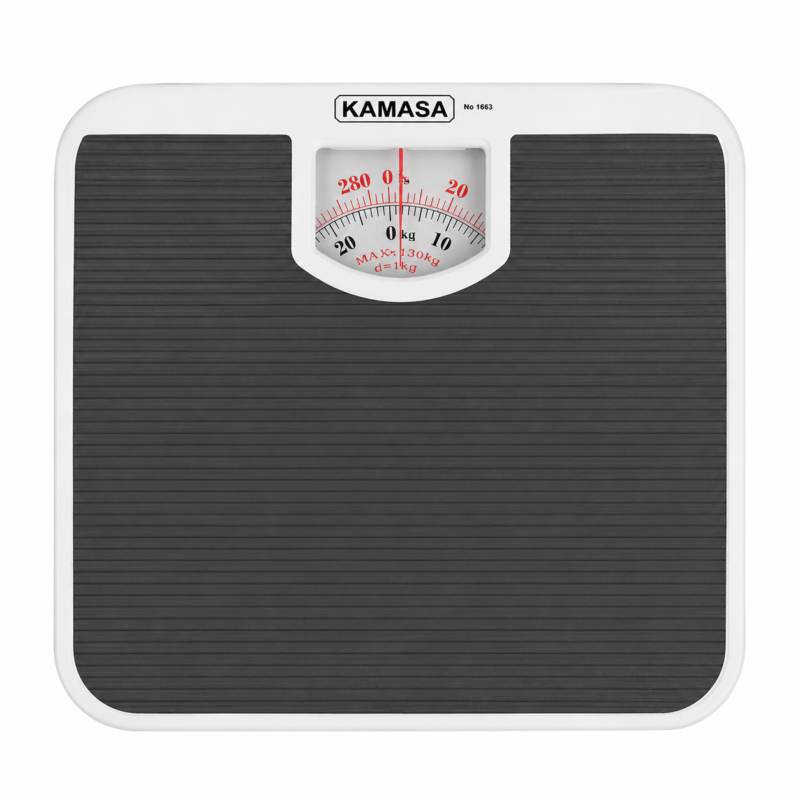 Balanza Analógica Personal Kamasa Hasta 130 Kg Antideslizante Baño Hogar