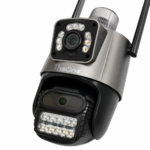 Cámara Seguridad WiFi IP Exterior PTZ Doble Lente 4K Audio iCSee IP66 - Imagen 2