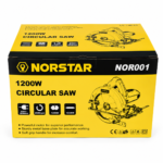 Sierra Circular Eléctrica Norstar 1200w Disco 185mm Corte Profesional - Imagen 4