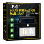 Aplique Doble Solar LED Exterior Con Sensor De Movimiento Luz Cálida IP65 - Imagen 3