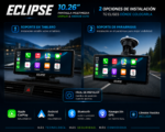 Radio CarPlay Pantalla Auto Camioneta 10" Eclipse 12 / 24V - Imagen 8