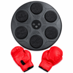Máquina de Boxeo Electrónica con Bluetooth, Música, Luces LED y 6 Zonas de Golpe