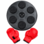 Máquina de Boxeo Electrónica con Bluetooth, Música, Luces LED y 6 Zonas de Golpe