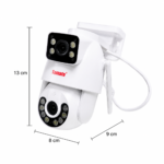 Cámara de Seguridad WiFi Dual Tomate SC-Y3009W con Visión Nocturna y Audio Bidireccional - Imagen 4