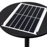 Foco Lámpara Solar Exterior Poste LED 2,5 Metros Luz Fría Jardín Patio - Imagen 3