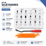 Kit de Clips y Sujetadores Universales para Auto con Herramientas y Estuche Organizador - Imagen 3