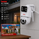 Cámara de Seguridad WiFi Dual Tomate SC-Y3009W con Visión Nocturna y Audio Bidireccional - Imagen 5