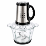 Procesadora Picadora Eléctrica Silver Love 3,5L 1000W con Bowl de Vidrio