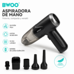 Aspiradora Sopladora de Mano Inalámbrica BWOO 5KPa 50.000 RPM con Accesorios - Imagen 7