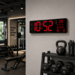 Reloj Digital de Pared LED 34 cm con Calendario, Temperatura y 3 Alarmas - Imagen 6