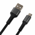 Cable USB A a USB C BWOO 1 Metro 3A Carga Rápida Trenzado 480Mbps
