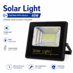 Reflector Solar LED 45W para Exterior con Panel Solar y Control Remoto - Imagen 7