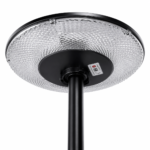 Foco Lámpara Solar Exterior Poste LED 2,5 Metros Luz Fría Jardín Patio - Imagen 2