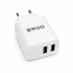Cargador de Pared BWOO Doble USB 2.4A con Cable USB C de 1 Metro - Imagen 3