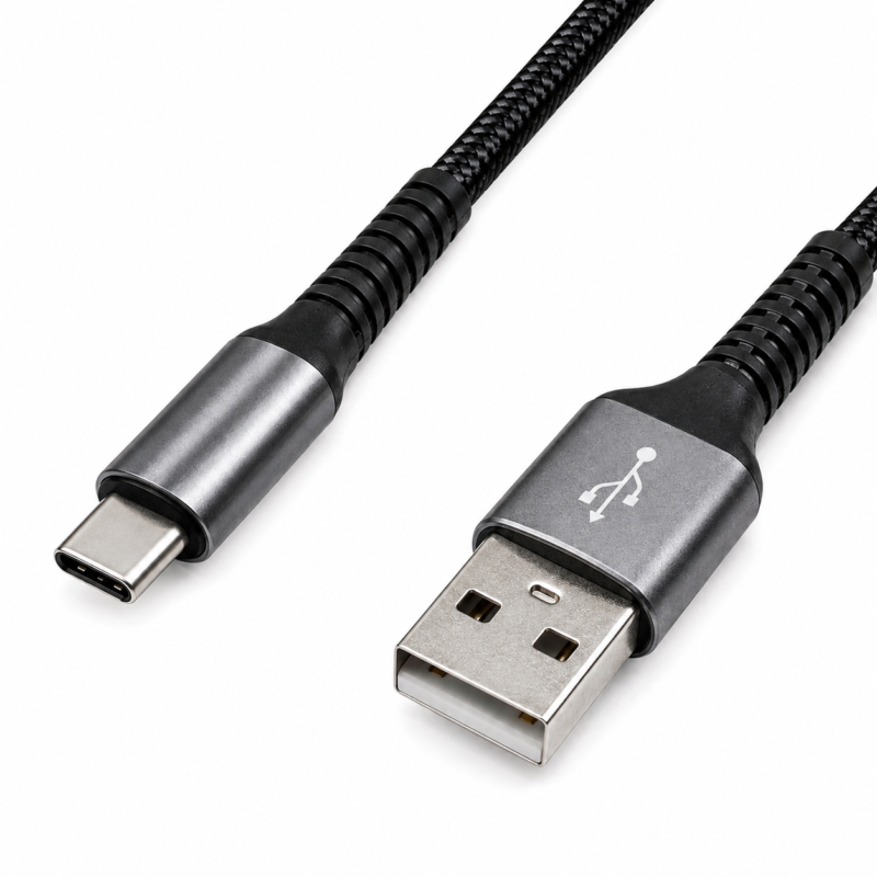 Cable Carga Rápida y Datos USB a USB C BWOO 2 Metros 3A 480Mbps