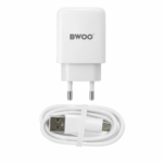 Cargador de Pared BWOO Doble USB 2.4A con Cable USB C de 1 Metro - Imagen 5