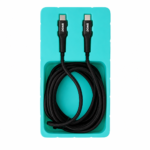 Cable Carga Rápida 60W Trenzado y Transferencia de Datos USB C a USB C BWOO 2 Metros - Imagen 2