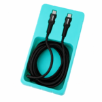 Cable Carga Rápida 60W Trenzado y Transferencia de Datos USB C a USB C BWOO 2 Metros - Imagen 4