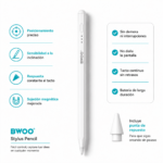 Lápiz Stylus Digital BWOO Recargable USB C para Tablet con Punta de Repuesto - Imagen 6