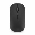 Mouse Inalámbrico Recargable con Receptor USB Negro