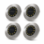 Pack Set X4 Luces Solares LED para Piso y Jardín 12 LED Luz Cálida con Encendido Automático