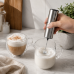 Espumador de Leche Eléctrico Portátil a Pilas con Batidor de Acero Inoxidable - Imagen 8