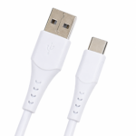 Cable USB A a USB C 1 Metro Carga Rápida y Transferencia de Datos Blanco