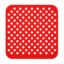 Rejilla Silicona Freidora De Aire Antiadherente Air Fryer Rojo