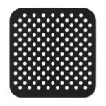 Rejilla Silicona Freidora De Aire Antiadherente Air Fryer Negro - Imagen 6