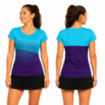 Remera Deportiva Mujer Manga Corta 100% Poliéster Transpirable de Secado Rápido - Imagen 5
