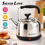 Jarra Caldera Eléctrica Silver Love 6,5 L 2500W Acero Inoxidable - Imagen 5