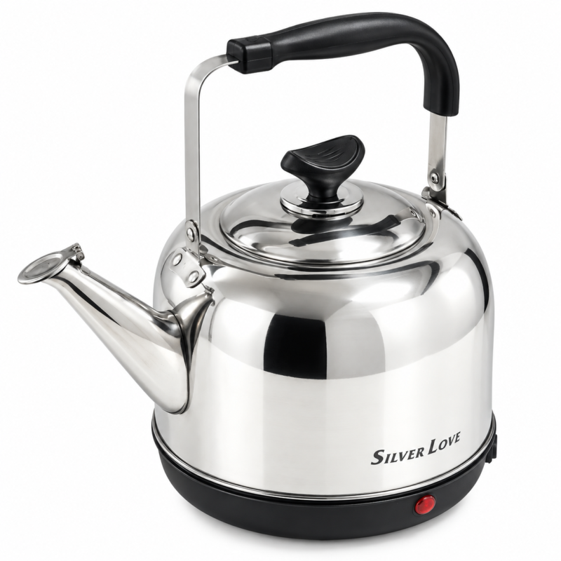 Jarra Caldera Eléctrica Silver Love 6,5 L 2500W Acero Inoxidable