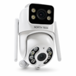 Cámara de Seguridad WiFi Doble Lente North Tech Exterior IP66 iCSee