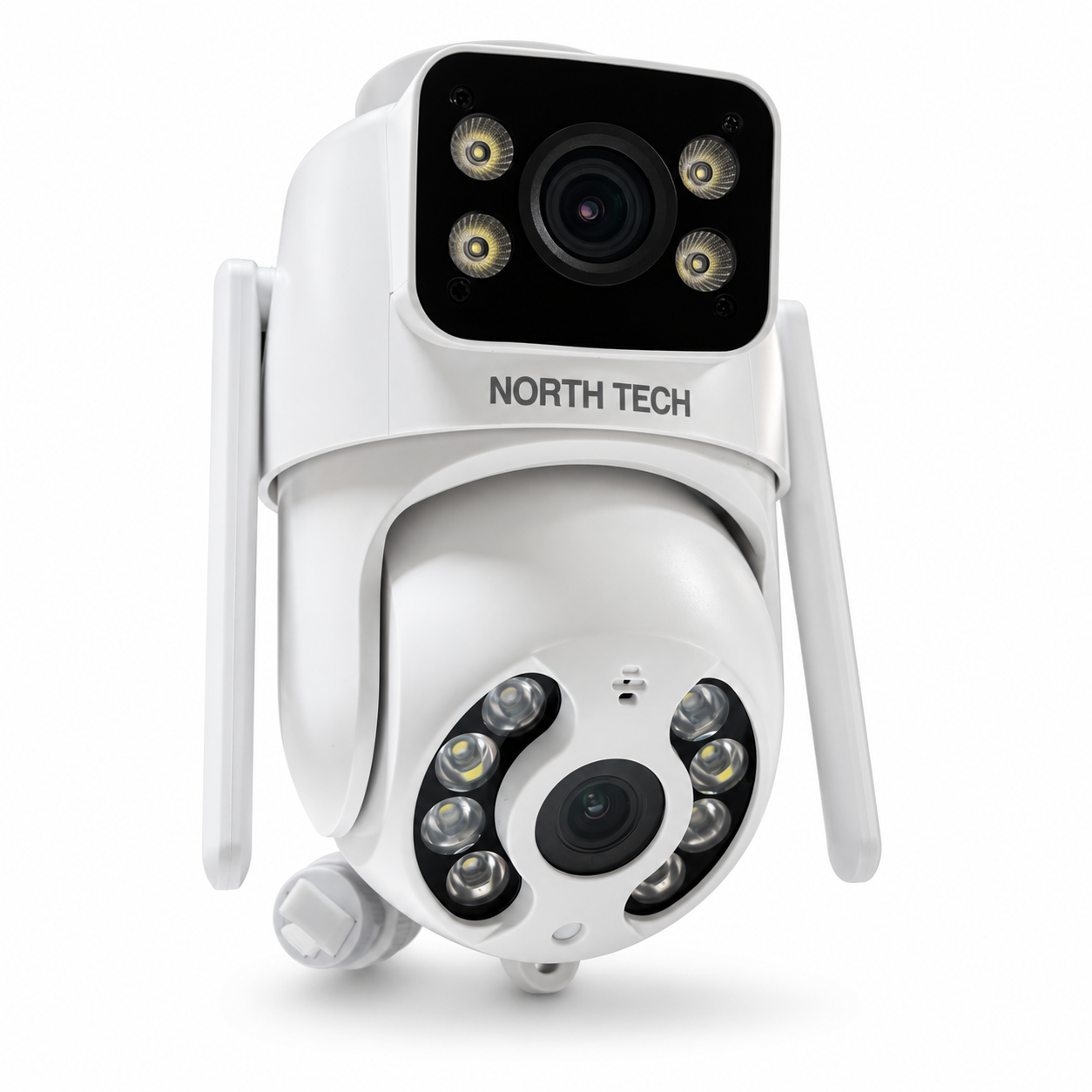 5B29D33B-39DA-4C52-8F69-792C317B1095 Cámara de Seguridad WiFi Doble Lente North Tech Exterior IP66 iCSee - Imagen 1
