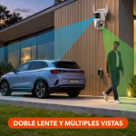 Cámara de Seguridad WiFi Doble Lente North Tech Exterior IP66 iCSee - Imagen 6