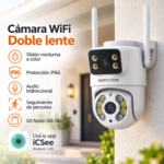 Cámara de Seguridad WiFi Doble Lente North Tech Exterior IP66 iCSee - Imagen 9