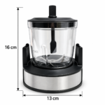 Extractor de Jugos Multifunción Haley 4 en 1 de 1200W con Licuadora, Molinillo y Procesadora - Imagen 4