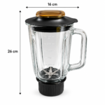 Extractor de Jugos Multifunción Haley 4 en 1 de 1200W con Licuadora, Molinillo y Procesadora - Imagen 5