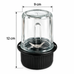 Extractor de Jugos Multifunción Haley 4 en 1 de 1200W con Licuadora, Molinillo y Procesadora - Imagen 6