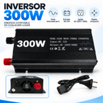 Inversor de Corriente 300W 12V a 220V Onda Senoidal Pura - Imagen 6