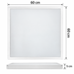 Plafón LG Panel LED Empotrable 60x60 cm 39W Luz Cálida 3000K - Imagen 3