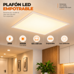 Plafón LG Panel LED Empotrable 60x60 cm 39W Luz Cálida 3000K - Imagen 5